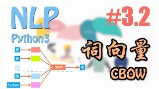 如何训练词向量 CBOW 算法 #3.2 (莫烦Python NLP 自然语言处理教学)