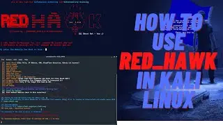 Red Hawk  : Website Information Gathering , Vulnerability Scanning kali linux tool  #cyber security