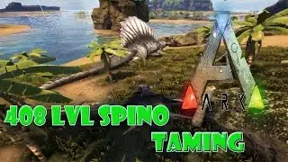 408 LvL Spinosaur Taming |Ark Survival Evolved Türkçe |The Center 5