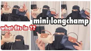 Longchamp mini unboxing || beige vs blue || what fits in ?? #bagsguide👜 most trending cross body bag