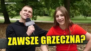 Trener wziął mikrofon i się zaczęło. Szeremeta zmierzyła się z trudnymi pytaniami