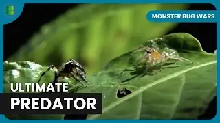 Yellow Jumping Spider’s Deadly Precision | Monster Bug Wars