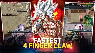 BGMI BEST 4 FINGER CLAW CONTROL CODE| FASTEST 40 FPS PLAYER | BGMI 3.6 UPDATE | IQOO Z6 44W 🔥 💥