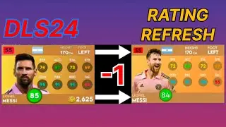 DLS 24 NEW UPDATE PLAYER RATING * MESSI, RONALDO, LEWANDOWSKI 99% CH...