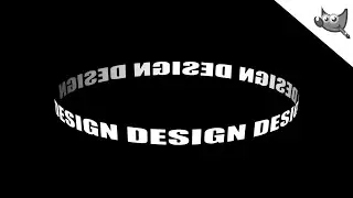 How to Create Cylindrical Wrap Text Effect in GIMP
