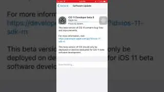 iOS 11 Developer Beta 8 (installation) | Weeks away from iPhone 8 launch | Excited!!!