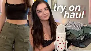 ASMR spring clothing try on haul 🌷💫