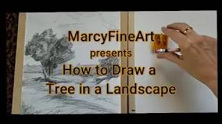 How to Draw a Tree in a Landscape: 20 minute tutorial