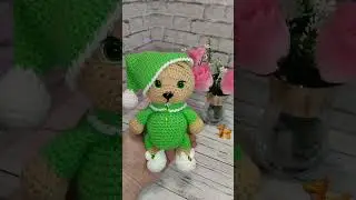 Обзор Мишка в пижамке ручной работы.