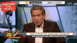 First Take - How Much Blame Does LeBron Deserve for Loss?