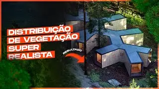 COMO FAZER DISTRIBUIÇÃO DE VEGETAÇÃO REALISTA NO RENDER | CHAOS SCATTER