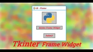 Frame Widget and Its Attributes In Tkinter In Hindi | Working Of Widgets Inside The Frame Widget