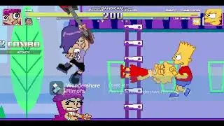 mugen ami and yumi vs bart and lisa