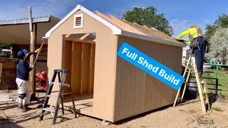 We Built A Shed, 8x12…. start to finish