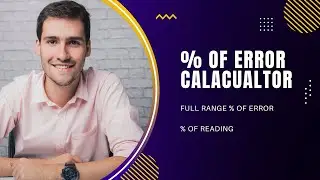 PERCENTAGE OF ERROR CALCULATION