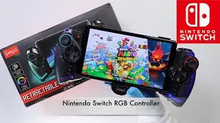 New RGB Controller For Nintendo Switch/OLED - Unboxing & Gameplay