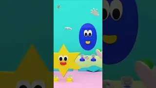 Cinco Pequeñas Formas con Bob El Tren Canciones Infantiles #shorts #reels #funny #musica #trending