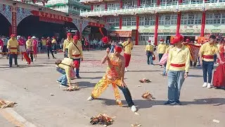 ［乩身起駕持法器操寶安七星灯 陣頭 神輿 參禮］新店復興宮往麻豆代天府進香