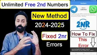 Unlimited free numbers | How to fix 2nr premium | Get second number | Create fake Whatsapp Telegram