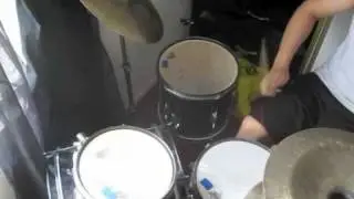 $70 FIrst Act Drum Kit Sound Test No Mics