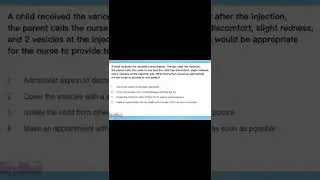 NCLEX PRACTICE QUESTION 