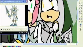 Lancelot, Nimue, Galahad speedpaint
