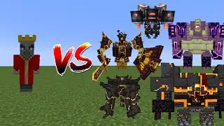 Magician King Vs L_Ender's Cataclysm - Minecraft Mob Battle