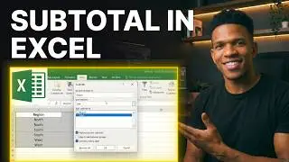 How to Create Subtotal in Microsoft Excel (2026) | Step-by-Step