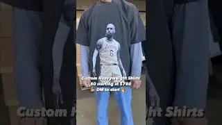 Custom heavyweight shirts! 50 starting at $750.