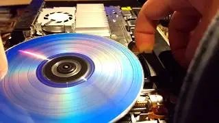PS2 Slim: DVD detected, laser works, but weird problem with motor and laser signal
