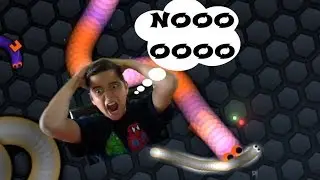 playing [slitherio] EP#4  raging for real !