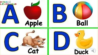 ABCD I ABC flash cards I abcd I ABC for kids | A book of ABC I Learn Abc | 