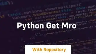 python get mro