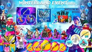 Winterland Event Free Fire 2022 | Winterland Event Free Rewards | Christmas Event Free Fire 2022