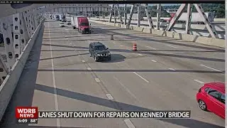 3 lanes of the Kennedy Bridge in Louisville closed for immediate repairs until further notice