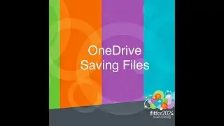 OneDrive - Saving Files