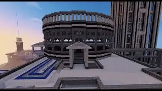 Minecraft Colosseum With Shader