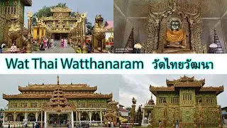 Sparkling Burmese Temple In Tak, Thailand