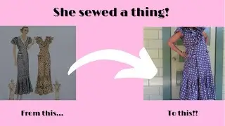 Sewing a 1930s Wrap Dress (Hooverette)! || Vintage Sewing