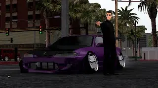 [CINEMATIC] GTA SA ANDROID - REVIEW NISSAN SILVIA S15 MIDNIGHT PURPLE ZIKO PUNYA