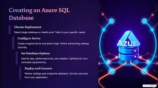 Azure & Azure Devops| Creation of Azure SQL Data Base, SQL Script | session 43 |