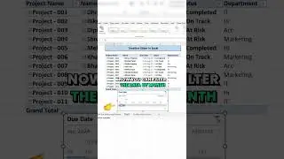 How to Create a Dynamic Slider in Excel #ExcelTimeline #DynamicSlider