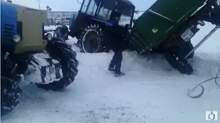 МТЗ-82,1 ЗАБУКСОВАЛ RUSSIAN TRACTORS