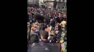 Incidents à Bruxelles - le reportage live de Rémy Buisine