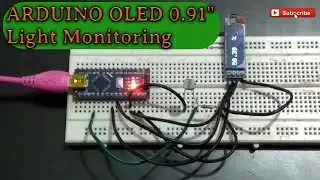 arduino project using ldr sensor | Arduino OLED display