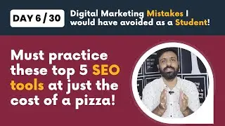 Must practice these top 5 SEO tools in 2024 at just the cost of a pizza! Day 6/ 30
