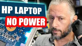 HP Laptop Repair - No power Caused by an Awkward Button Design.