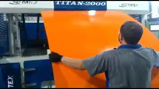 VACUUM FORMING TITAN-2000S ALTMATEX MOLDANDO PEÇAS DE IMPLEMENTO AGRICOLA EM ABS 6mm