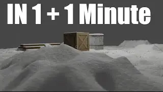 How to Create snow in 1+1 Minute in Blender