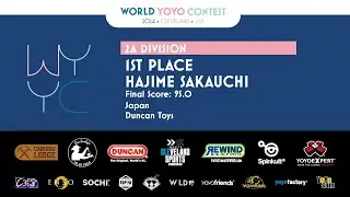 2024 World YoYo Champion Hajime Sakauchi - #WYYC2024 - 2A Division - 1st Place